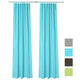 TheLAShop Tab Top Outdoor Patio Curtain 54"W x 96"L 2ct/Pack