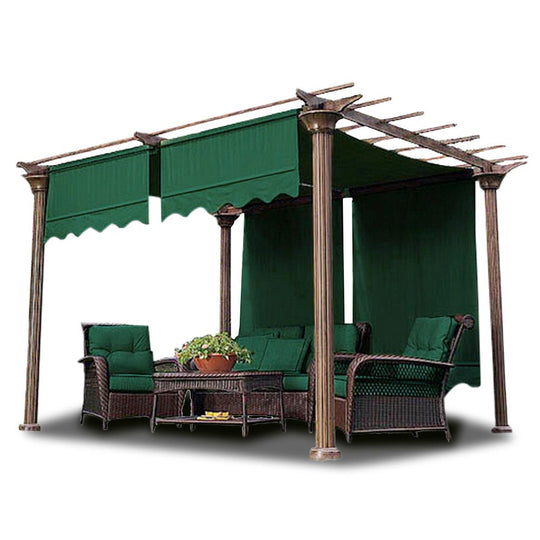 TheLAShop 2pcs 15'7" x 4'1" Pergola Shade Canopy Replacement Cover