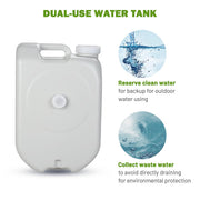 TheLAShop 6.3Gal Tote-along Waste Water Tank for Handwash Stations Image