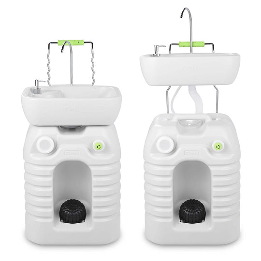 TheLAShop 12Gal Hand Washing Station Portable with Wheels