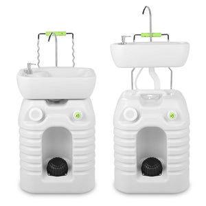 TheLAShop 12Gal Hand Washing Station Portable with Wheels Image