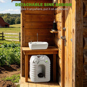 TheLAShop 12Gal Hand Washing Station Portable with Wheels Image