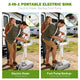 TheLAShop 5Gal Foot Pump & Electric Portable Sink with Water Tank for Events Image