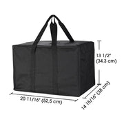 TheLAShop Heavy Duty Large Storage Bag w/ Zippers & Handles 18 Gallon Image