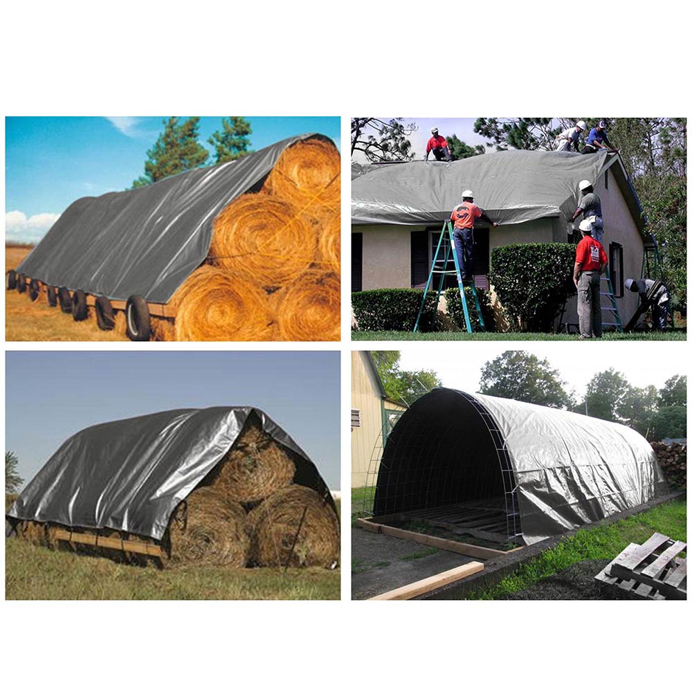tarp outdoor TheLAShop Heavy Duty Poly Tarp 14mil 220gsm Extra Thick Waterproof