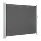 TheLAShop 63" x 120" Patio Retractable Side Awning Privacy Divider Screen, Gray Image