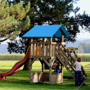 TheLAShop Swing Set Canopy Backyard Playgrounds 43"x90" Image