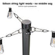 TheLAShop Shade Sail Post Pole Kit (Base Plate, D-Ring & Clamp) Image