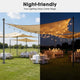 TheLAShop Shade Sail Post Pole Kit (Base Plate, D-Ring & Clamp) Image