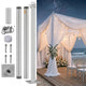 TheLAShop Shade Sail Post Pole Kit (Base Plate, D-Ring & Clamp) Image