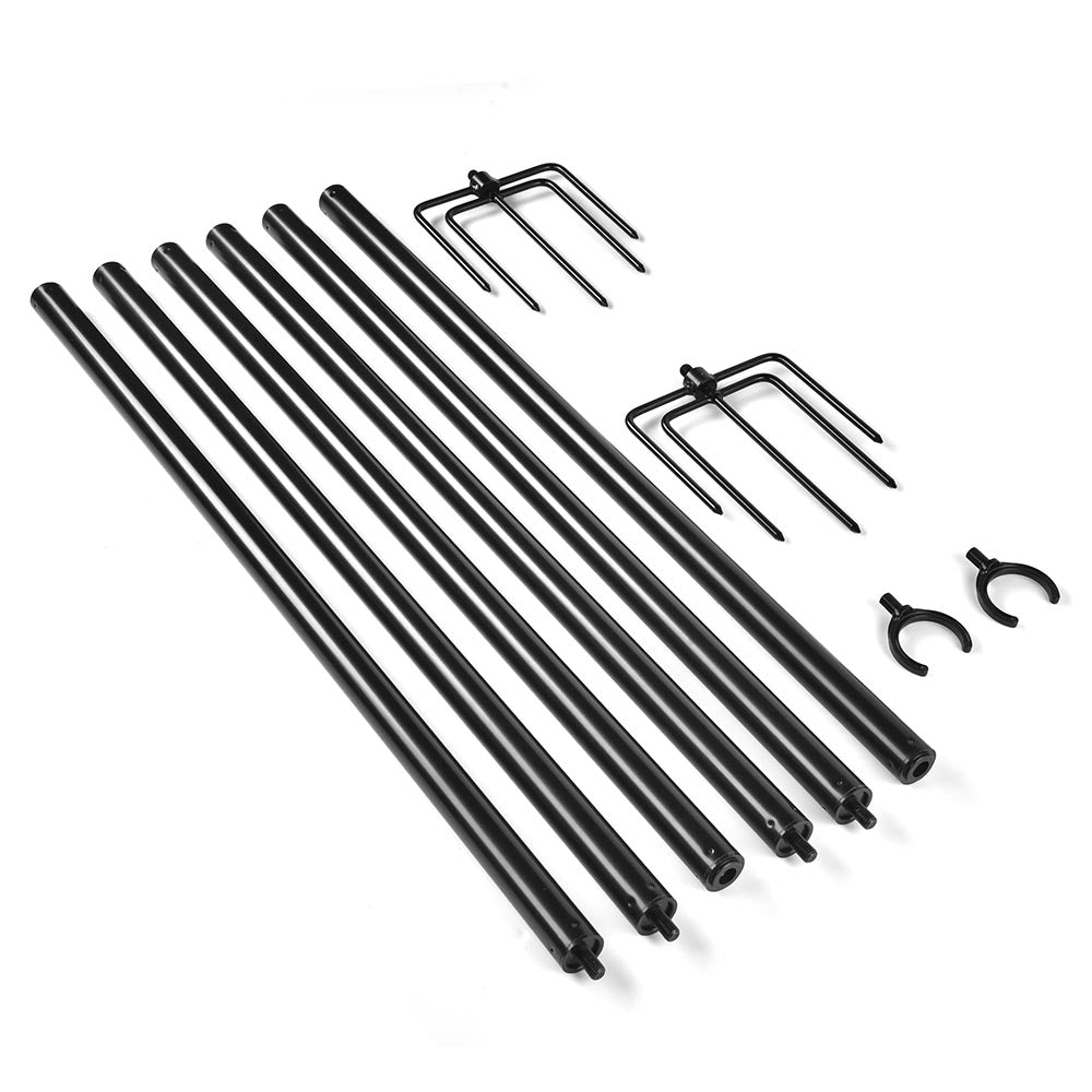 TheLAShop 10 ft Sun Shade Posts Aluminum String Light