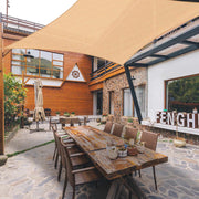 TheLAShop 13'x19' Rectangle Sun Shade Sail Outdoor Patio Canopy Image