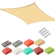 TheLAShop 13'x19' Rectangle Sun Shade Sail Outdoor Patio Canopy Image