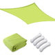 TheLAShop 16' Square Outdoor Patio Sun Sail Shade, Lime Image