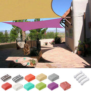 TheLAShop 16' Square Outdoor Patio Sun Sail Shade Image