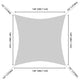 TheLAShop 12' Square Outdoor Sun Sail Shade Patio Color Opt Image