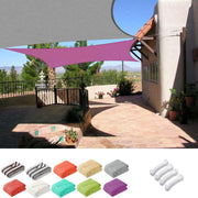 TheLAShop 16'x12' Rectangle Outdoor Sun Shade Sail Canopy Image