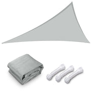 TheLAShop 25' Triangle Shade Sail Canopy for Patios Driveway