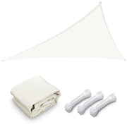 TheLAShop 25' Triangle Shade Sail Canopy for Patios Driveway
