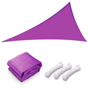 TheLAShop 28' Triangle Shade Sail for Patios Pool, Fuchsia Image