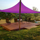 TheLAShop 28' Triangle Shade Sail for Patios Pool Image