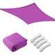 TheLAShop 20' Square Shade Sail Patio Sail Cloth, Fuchsia Image