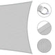 TheLAShop 8'x12' Rectangle Sun Sail Shade Canopy Image