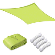 TheLAShop 8'x12' Rectangle Sun Sail Shade Canopy, Lime Image