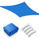 TheLAShop 23'x22' Rectangle Driveway Shade Sail Patios, Blue Image