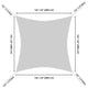 TheLAShop 16' Square Sun Shade Sail Water Resistance Wind Tarp Image