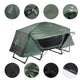 TheLAShop Single Cot Tent Camp Bed Tent Rain Fly Green Image