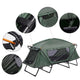 TheLAShop Single Cot Tent Camp Bed Tent Rain Fly Green Image