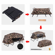 TheLAShop Single Cot Tent Camp Bed Tent Rain Fly Camouflage Image