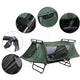 TheLAShop Single Cot Tent Camping Bed Tent Rain Fly Green Image