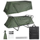 TheLAShop Single Cot Tent Camping Bed Tent Rain Fly Green Image