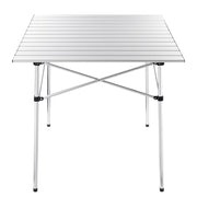 TheLAShop Aluminum Folding Camping Table Picnic Table 27x27.5in Image