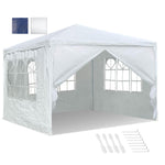 TheLAShop 10 x 10 Canopy Wedding Party Tent 4 Sidewalls Screen Image