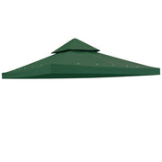 TheLAShop 10x10 ft Dual-tier Gazebo Canopy Replacement Top, Forest Green Image