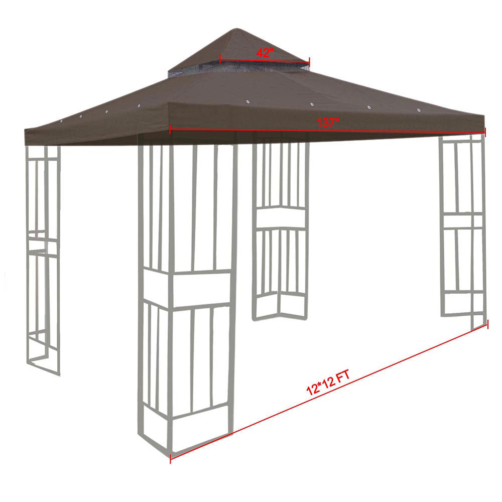 12x12 canopy replacement best sale