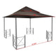 TheLAShop 12x12ft 2-Tier Canopy Replacement for Harbor Gazebo GFS01250A