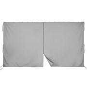 TheLAShop Gazebo Curtain 10x10ft Privacy Side with Zip CPAI-84 Image