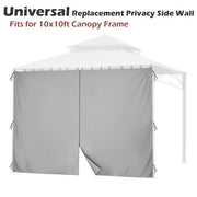 TheLAShop Gazebo Curtain 10x10ft Privacy Side with Zip CPAI-84 Image