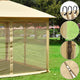 TheLAShop 11x11 ft Pop Up Gazebo(Frame, Canopy, Netting, Stakes) Image