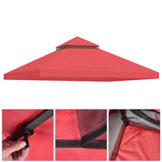 TheLAShop 10x10ft 2-Tier Canopy Replacement Top for Petpvilit Gazebo