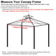 TheLAShop 2-Tier Canopy Cover Replacement 10x12ft