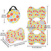 TheLAShop Portable Fabric Popup Billboard Sandbag Toss Game (3x)Bean Bags Image