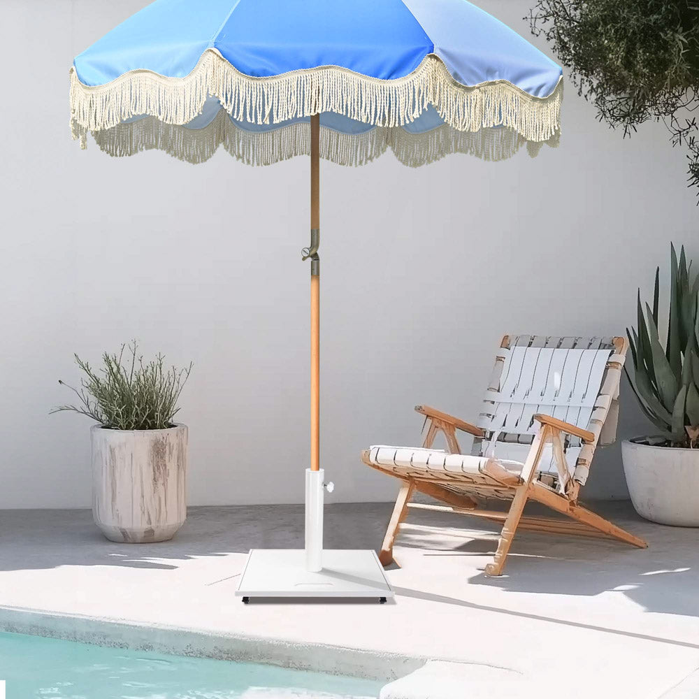 base stand for a 11 patio umbrella TheLAShop 34lbs. Steel Umbrella Base Stand for Poles D2 3/8"