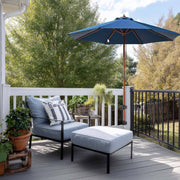 TheLAShop Outdoor Umbrella Mount to Post, Railing, Bleachers for Poles D2 5/16" Image