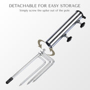 TheLAShop Metal Beach Umbrella Holder for Sand Grass Ground D1 7/16" Image
