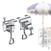 TheLAShop 1 1/2" Clamp on Outdoor Umbrella Holder D7/8" to D1 1/4" Image